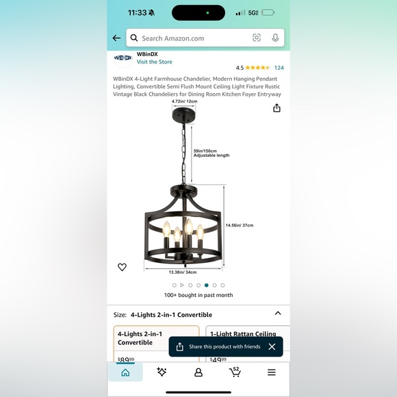 Farmhouse Antique Style Light Home Decor Kitchen Bathroom Light Black New Unused - Picture 4 of 11